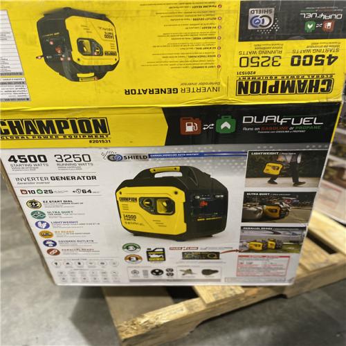 Dallas Location - As-Is Champion Power Equipment 4500/3250-Watt Inverter Generator