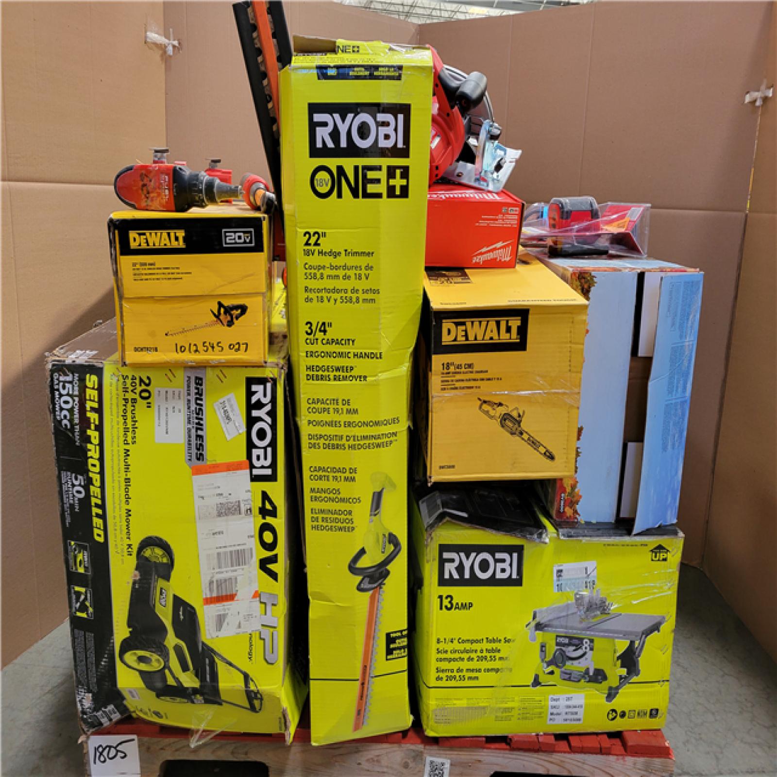 CALIFORNIA AS-IS TOOL PALLET