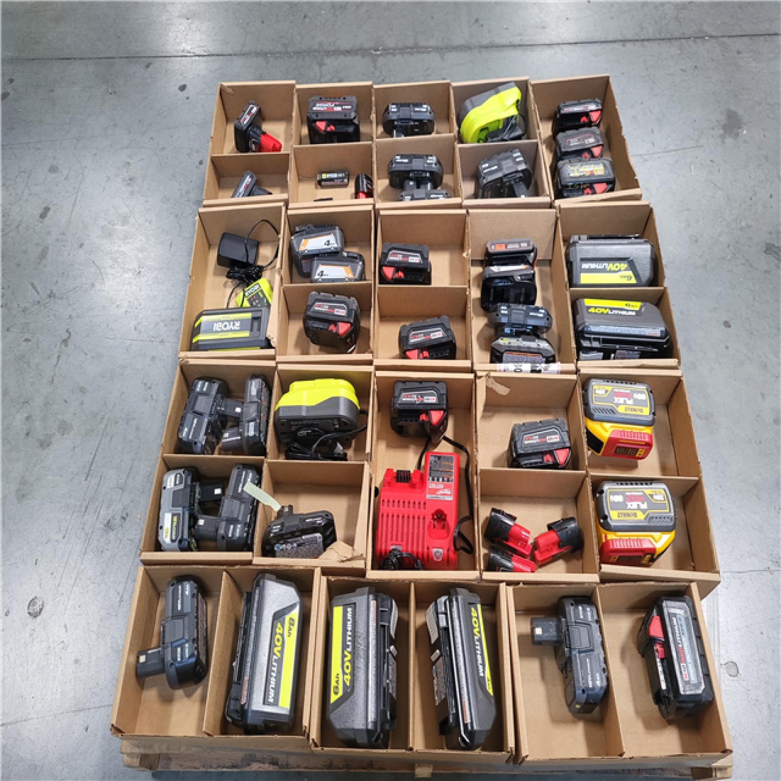 CALIFORNIA AS-IS BATTERY PALLET