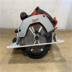 AS-IS Milwaukee 18V Lithium-Ion Cordless 6-1/2 in. Circular Saw (Tool-Only)