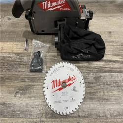 AS-IS Milwaukee FUEL 18V Lithium-Ion Cordless Brushless 6-1/2 in. Plunge Cut Track Saw (Tool-Only)