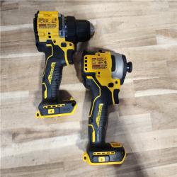 HOUSTON LOCATION - AS-IS DEWALT ATOMIC 20-Volt MAX Lithium-Ion Cordless Combo (2-Tool) Kit