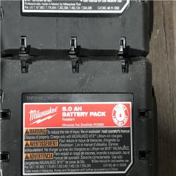 AS-IS Milwaukee 18-Volt Lithium-Ion XC Starter Kit with (2) 5.0Ah Batteries and Charger