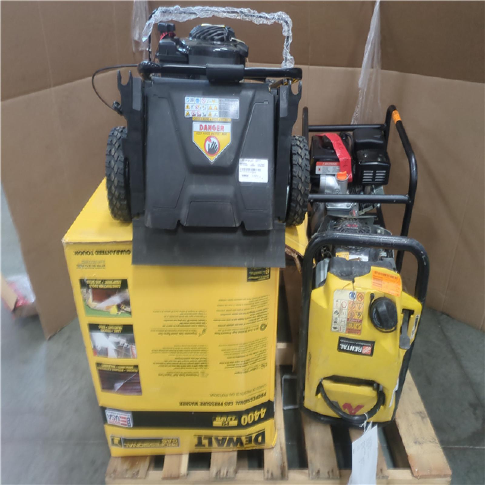 California AS-IS OUTDOOR POWER EQUIPMENT