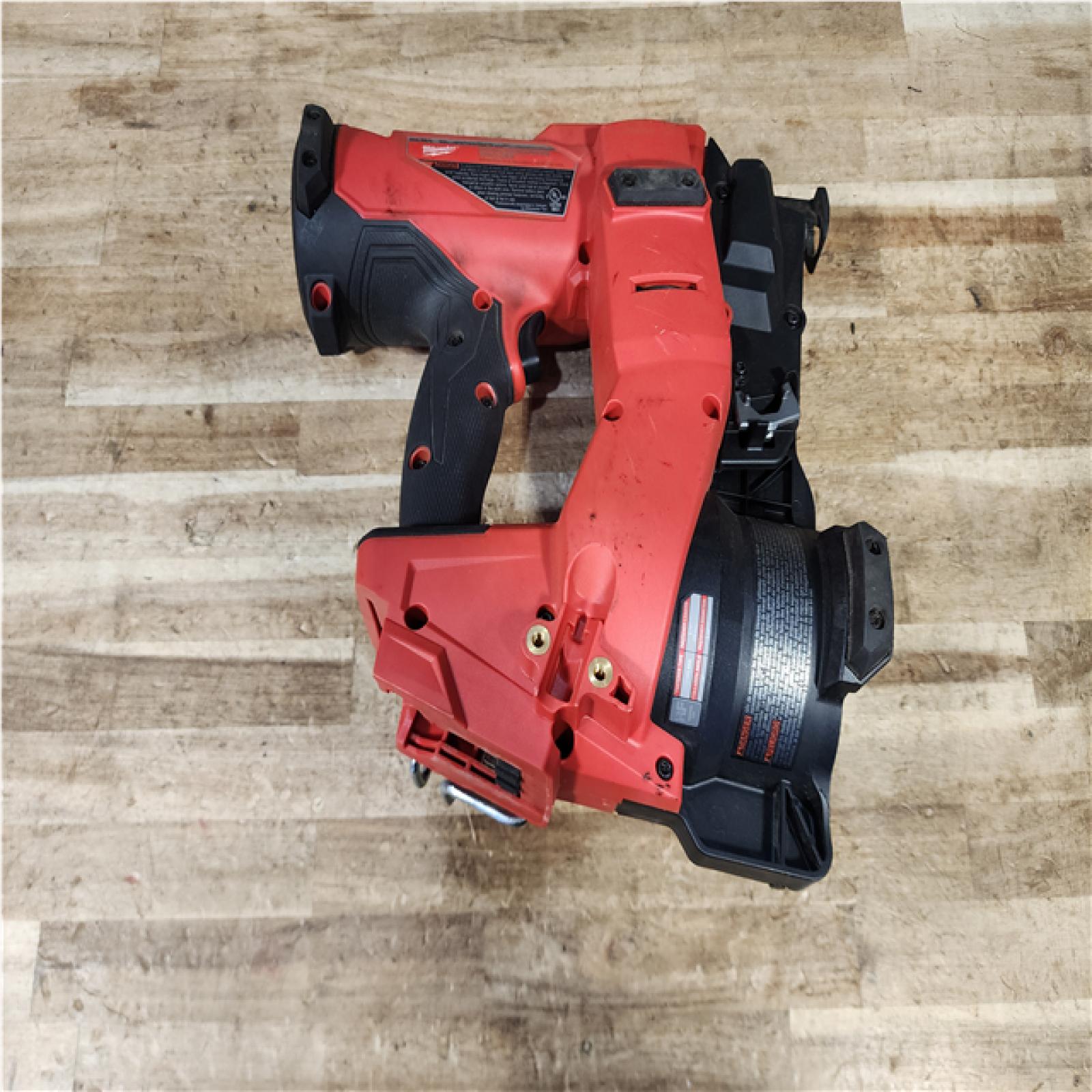 HOUSTON LOCATION - AS - IS Milwaukee FUEL 18-Volt Lithium-Ion Brushless Cordless Coil Roofing Nailer (Tool Only)