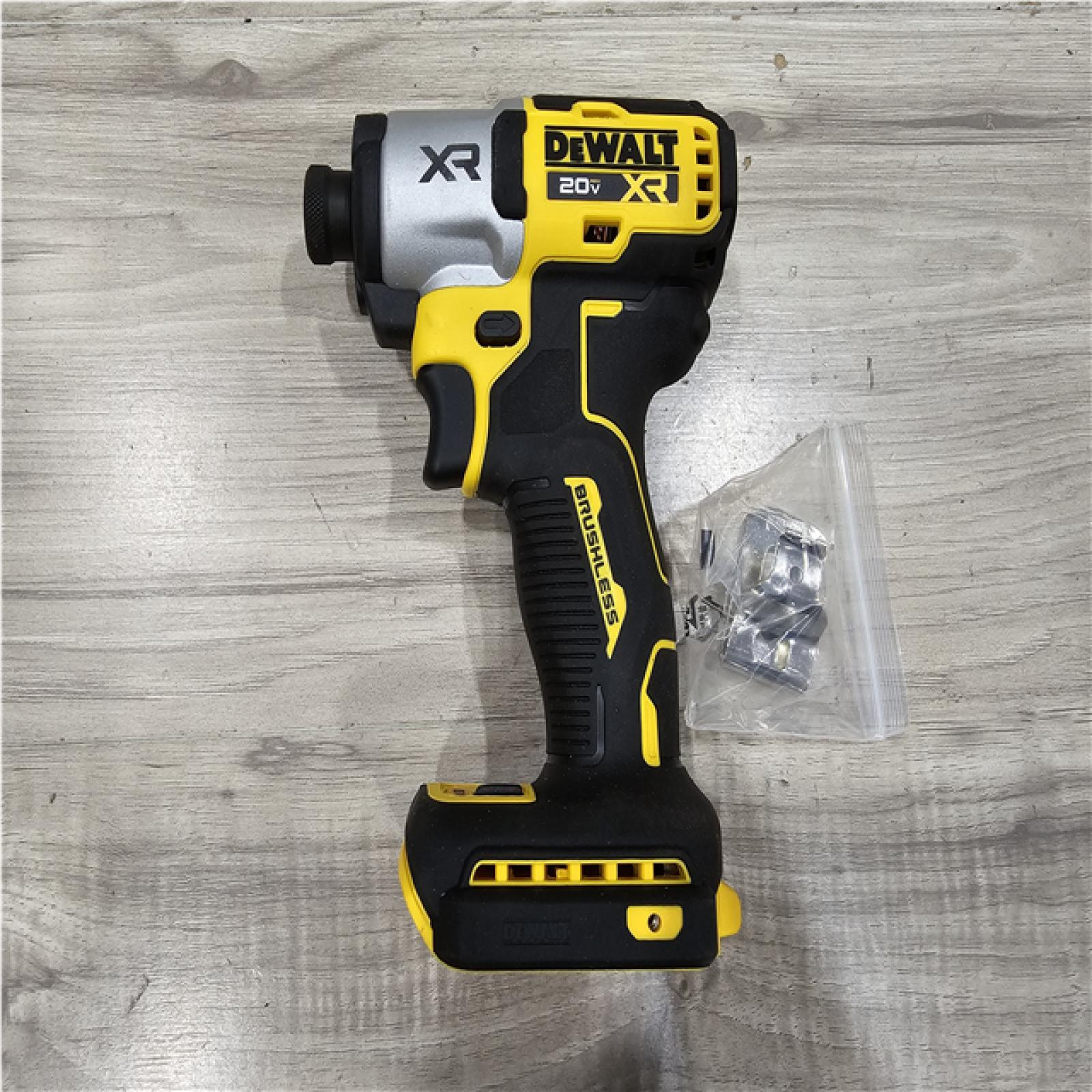 AS-IS DEWALT 20-Volt Maximum XR Cordless Brushless 1/4 in. 3-Speed Impact Driver (Tool-Only)