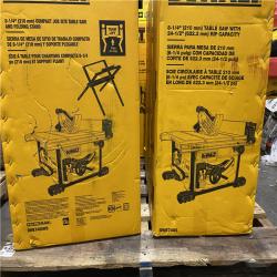 Dallas Location - As-Is DEWALT 15 Amp Corded 8-1/4 in. Compact Portable Jobsite Tablesaw(Lot Of 3)