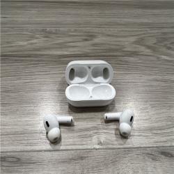 AS-IS Apple AirPods Pro (2nd Generation) with the USB-C MagSafe Charging Case