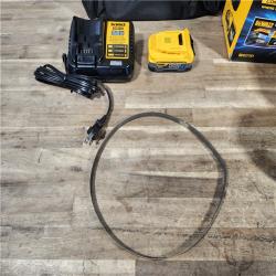 HOUSTON LOCATION - AS-IS (APPEARS LIKE NEW) DeWalt 20V MAX ATOMIC Cordless Brushless Compact Band Saw Kit (Battery & Charger)