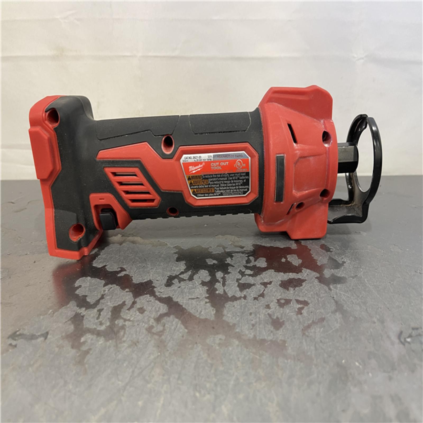 AS-IS - Milwaukee M18 18-Volt Lithium-Ion Cordless Drywall Cut Out Tool