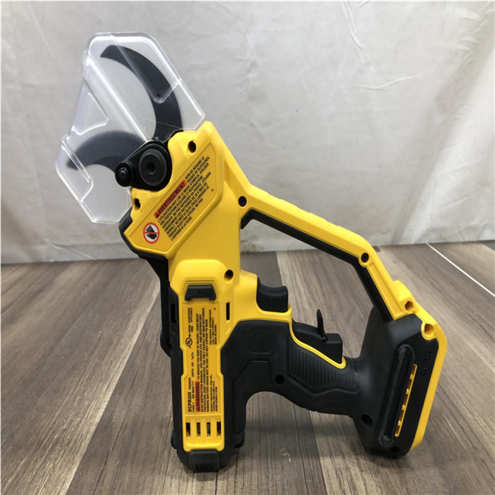 AS-IS DEWALT 20-Volt MAX 1 -1/2 in. Capacity Cordless Battery Powered Pruner (Tool Only)