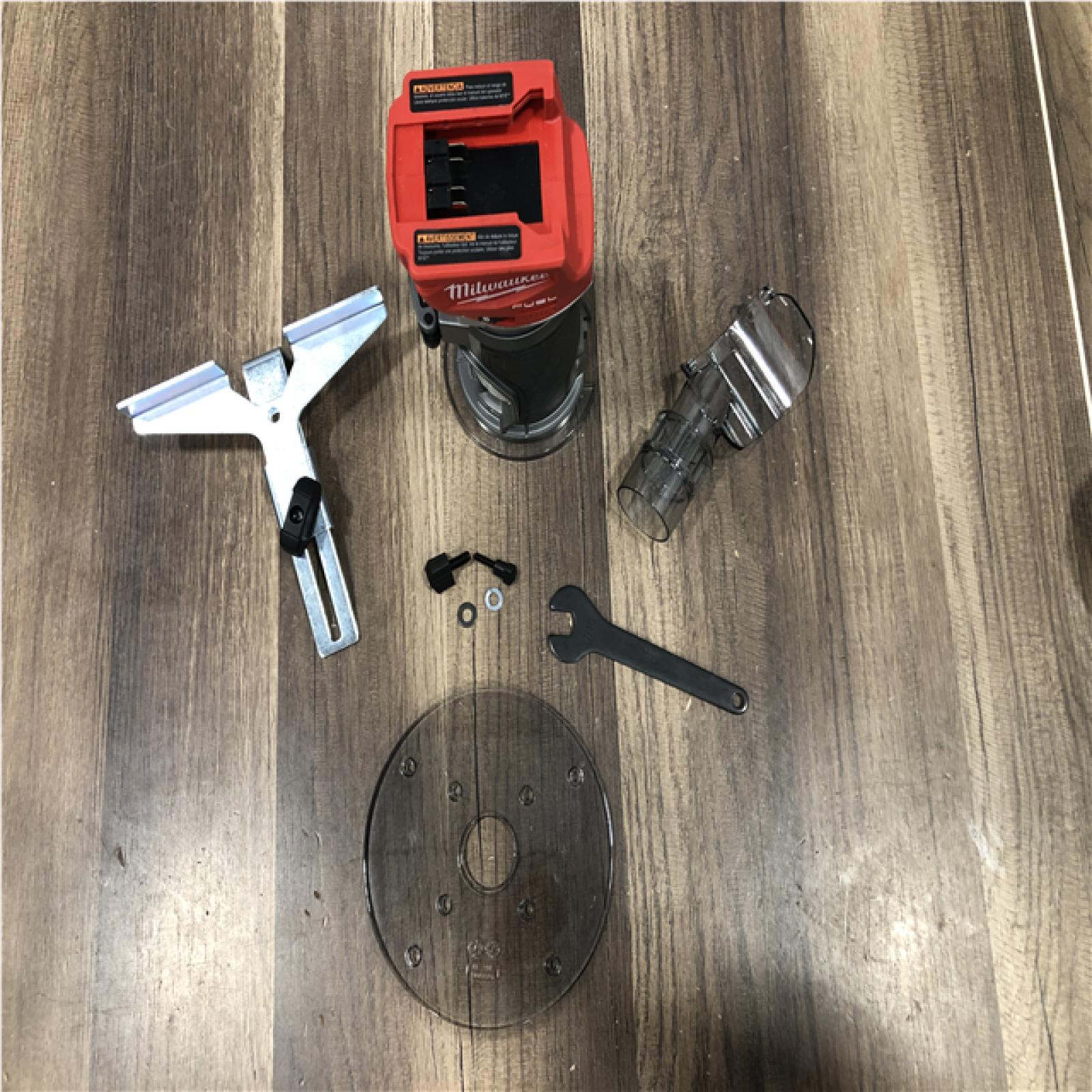 AS-IS Milwaukee FUEL 18V Lithium-Ion Brushless Cordless Compact Router (Tool-Only)