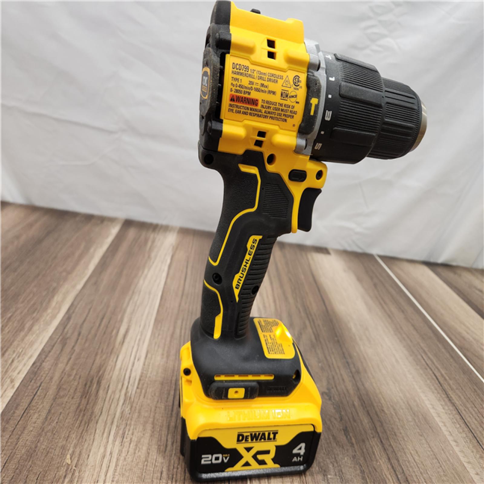 GOOD DEWALT ATOMIC 20-Volt Lithium-Ion Cordless 1/2 in. Compact Hammer Drill with 4.0Ah Battery, Charger and Bag