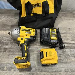 AS-IS DEWALT 20V MAX Lithium-Ion Cordless 1/2 in. Impact Wrench Kit
