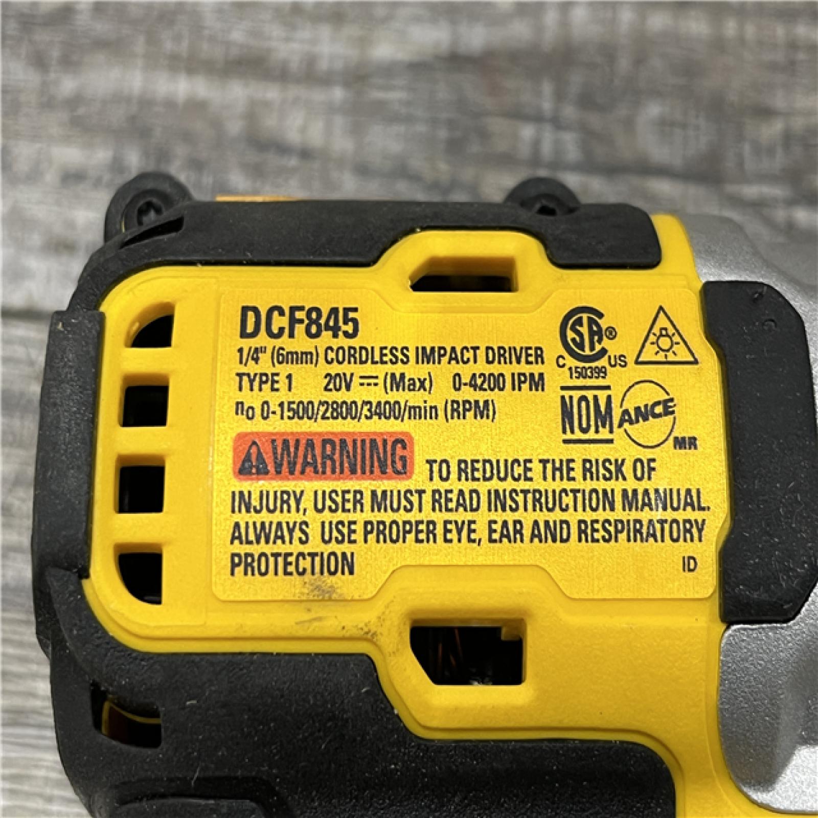 AS-IS DEWALT 20-Volt Maximum XR Lithium-Ion Cordless Brushless 1/4 in. 3-Speed Impact Driver Kit