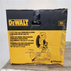 Phownix Location New DEWALT 20V MAX Cordless 7-1/4 in. Sliding Miter Saw with (1) 20V Battery 4.0Ah