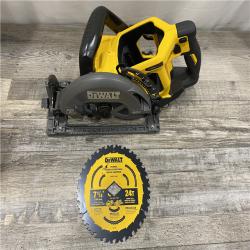 AS-IS DEWALT FLEXVOLT 60V MAX Cordless Brushless 7-1/4 in. Wormdrive Style Circular Saw (Tool Only)