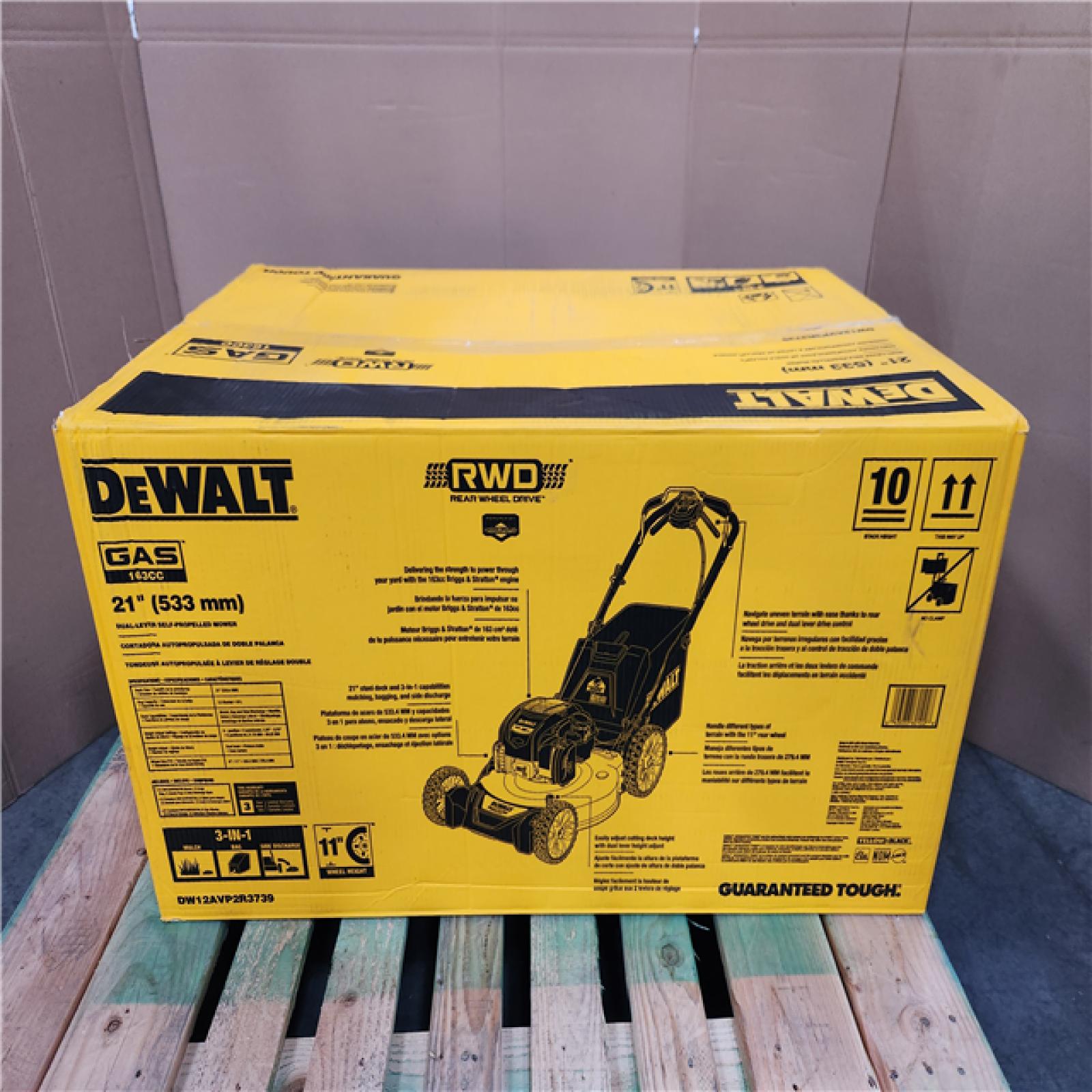 CALIFORNIA AS-IS DEWALT MOWER