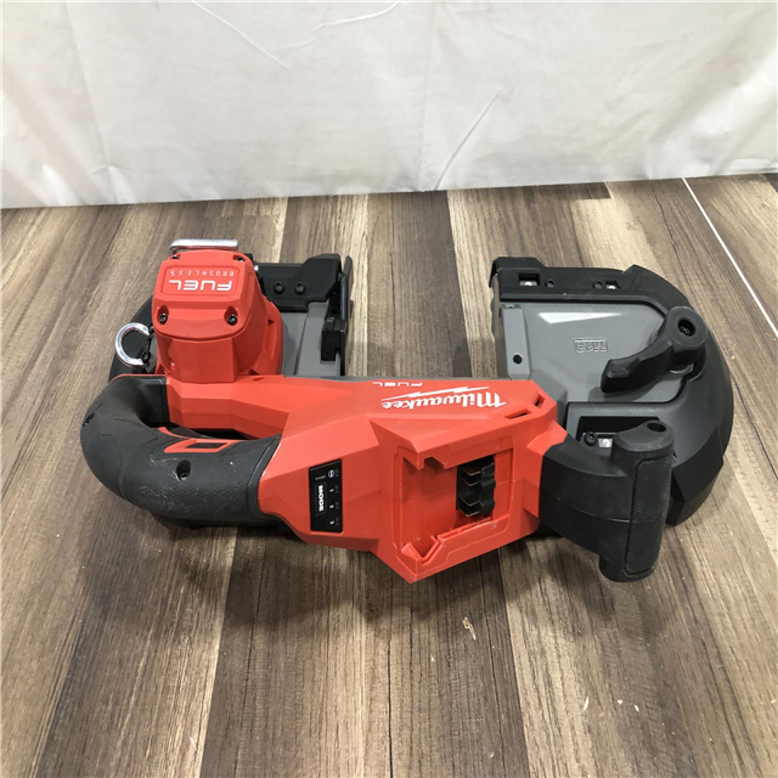 AS-IS Milwaukee FUEL 18V Lithium-Ion Brushless Cordless Deep Cut Band Saw (Tool-Only)