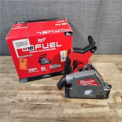HOUSTON LOCATION - AS-IS Milwaukee M18 FUEL 18V Lithium-Ion Cordless Brushless 6-1/2 in. Plunge Cut Track Saw (Tool-Only)