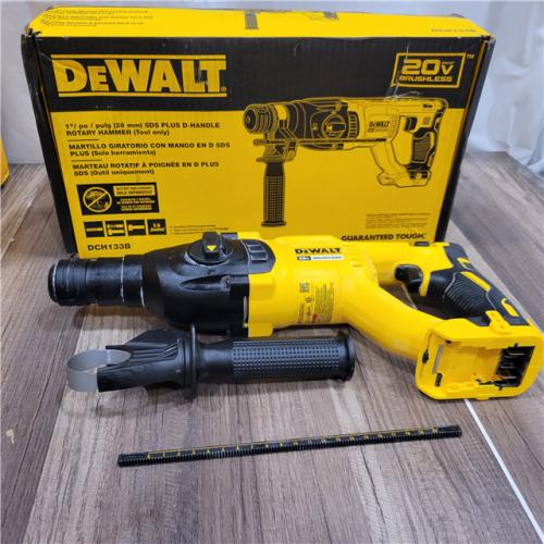 AS-IS DEWALT 20V MAX Cordless Brushless 1 in. SDS Plus D-Handle Concrete and Masonry Rotary Hammer (Tool Only)