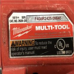 AS-IS Milwaukee 18V Lithium-Ion Cordless Oscillating Multi-Tool (Tool-Only)