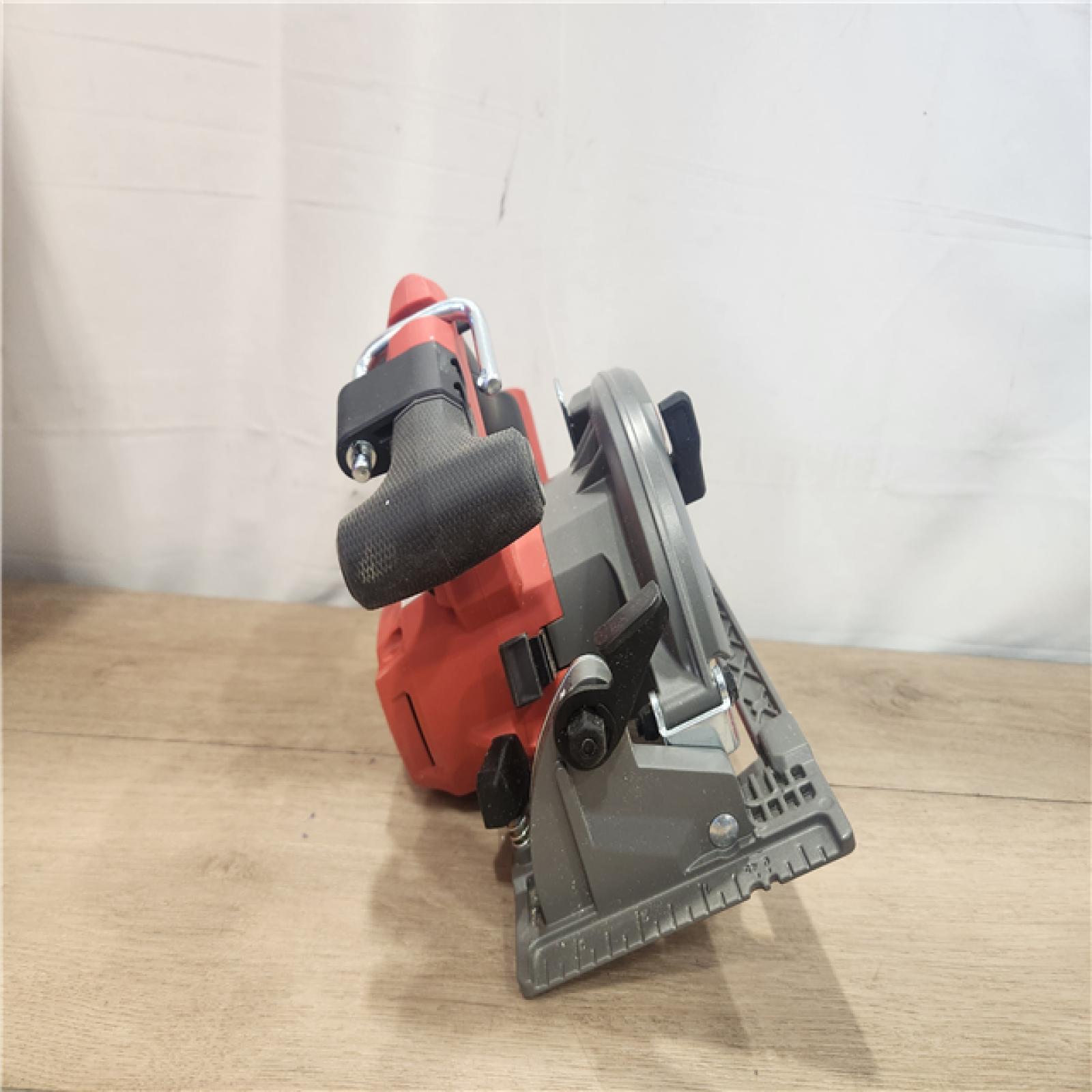 AS-IS- Milwaukee FUEL 18V Lithium-Ion Brushless Cordless 6-1/2 in. Circular Saw (Tool-Only)