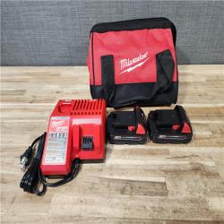 HOUSTON LOCATION - AS-IS Milwaukee 18V Lithium-Ion Cordless Drill Driver/Impact Driver Combo Kit