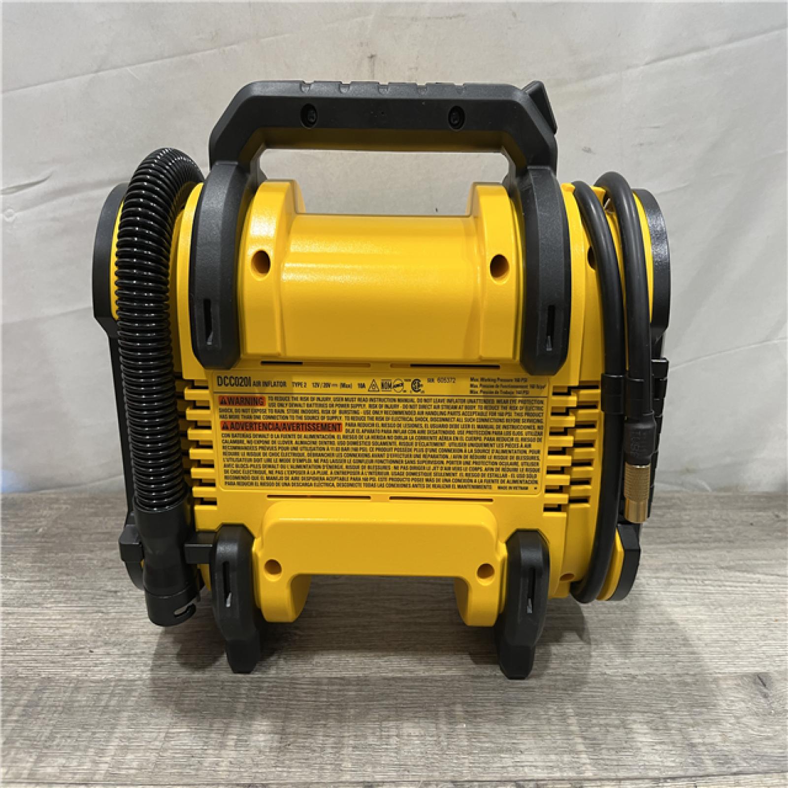 AS-IS DEWALT 20V MAX Cordless Electric Portable Inflator (Tool Only)