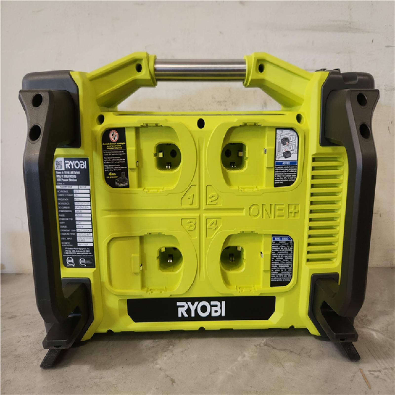 Phoenix NEW RYOBI 18V ONE+ 1800-Watt Portable Battery Inverter Power Station/8-Port Charger (Tool Only)