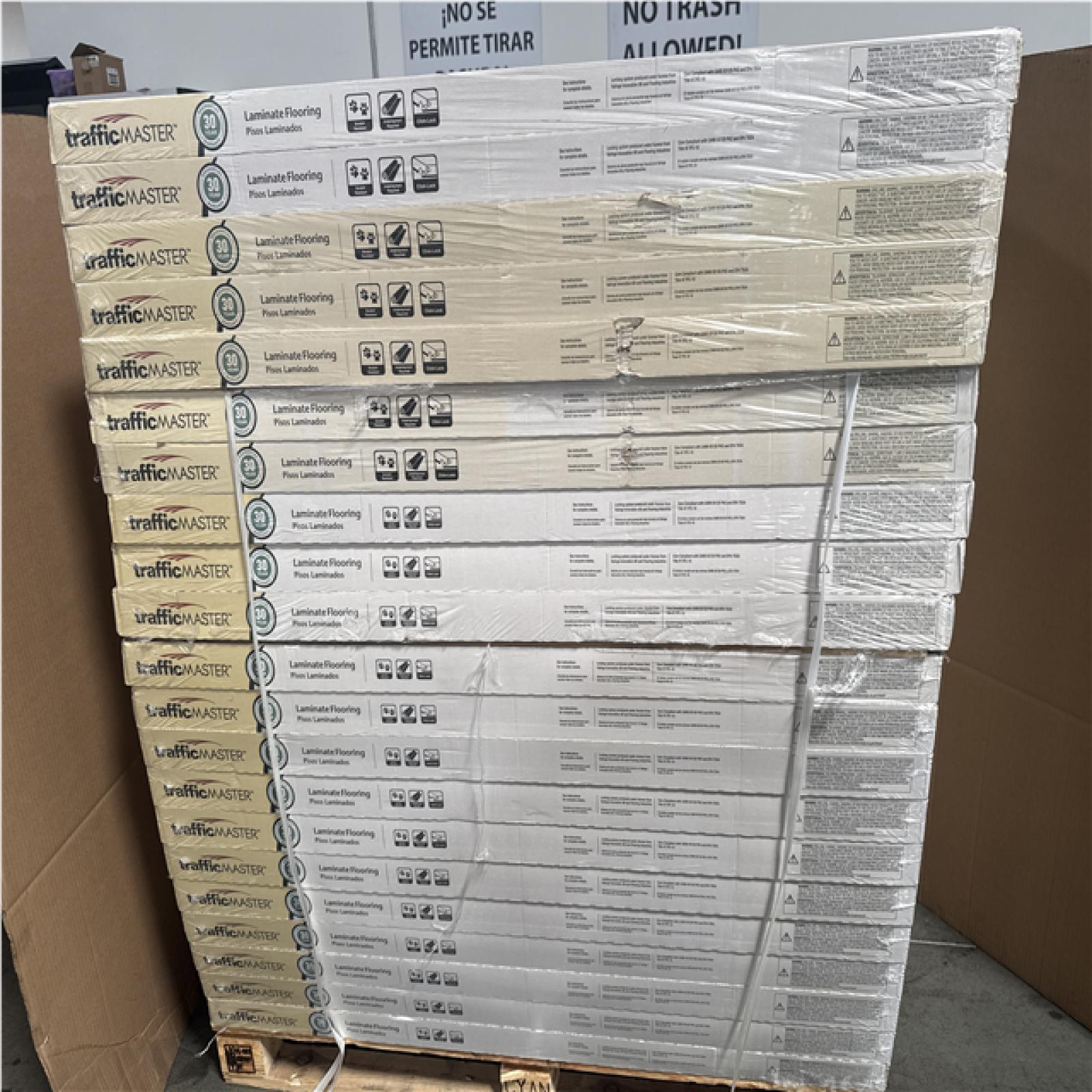 CALIFORNIA AS IS TRAFFIC MASTER LAMINATE FLOORING