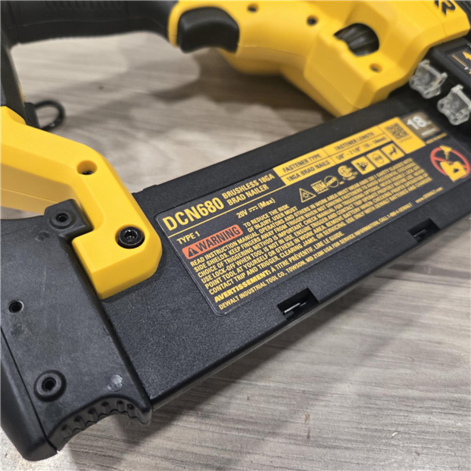 AS-IS DeWalt 20V MAX XR Cordless 18-Gauge Brad Nailer (Tool Only)