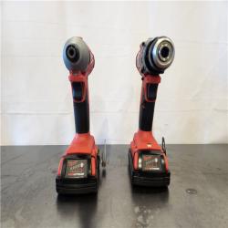 AS-IS- Milwaukee 18V Lithium-Ion Brushless Cordless Compact Drill/Impact Combo Kit