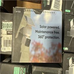 CALIFORNIA AS IS WYZE SOLAR CAM PAN DUAL AND SINGLE UNITS