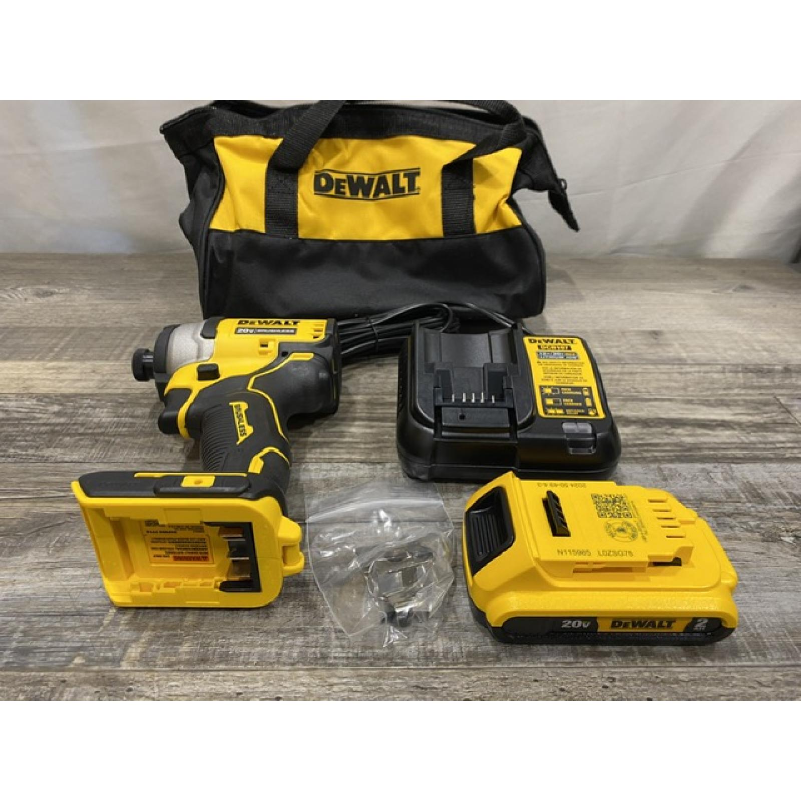 AS-IS DEWALT Atomic 20V Max Lithium-Ion Brushless Cordless Compact 1/4 in. Impact Driver Kit