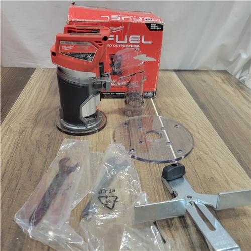 AS-IS Milwaukee 2723-20 M18 FUEL 18V Cordless Li-Ion Compact Router - Bare Tool