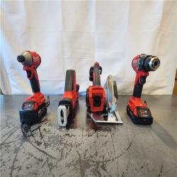 AS-IS- Milwaukee M18 Cordless Brushless 4 Tool Combo Kit