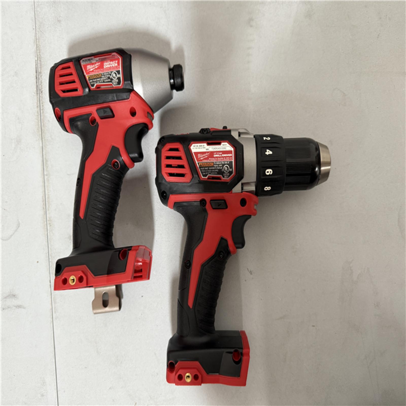 California NEW Milwaukee M18 Compact 2-Tool Combo Kit, includes (2) Batteries, Charger and Tool Bag