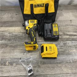 AS-IS DEWALT Atomic 20V Max Lithium-Ion Brushless Cordless Compact 1/4 in. Impact Driver Kit