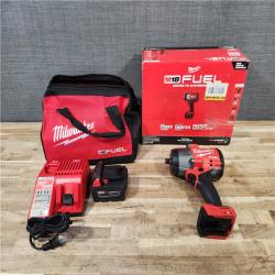 HOUSTON LOCATION - AS-IS (APPEARS LIKE NEW) Milwaukee FUEL 18V Lithium-Ion Brushless Cordless 1/2 in. Impact Wrench w/Friction Ring Kit