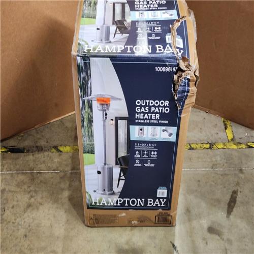 HOUSTON LOCATION - AS-IS (APPEARS LIKE NEW) HAMPTON BAY OUTDOOR GAS PATIO HEATER