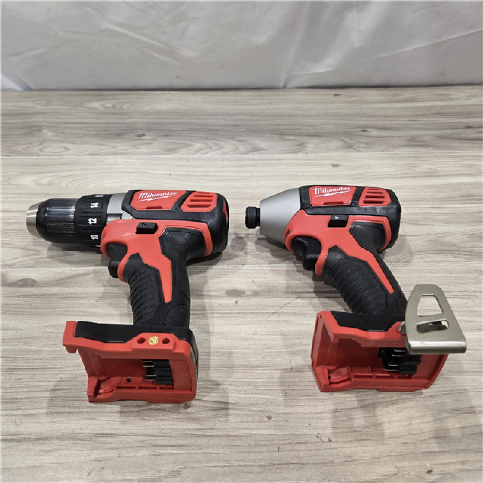 AS-IS Milwaukee 18V Cordless 2-Tool Drill/Driver and Impact Driver Kit