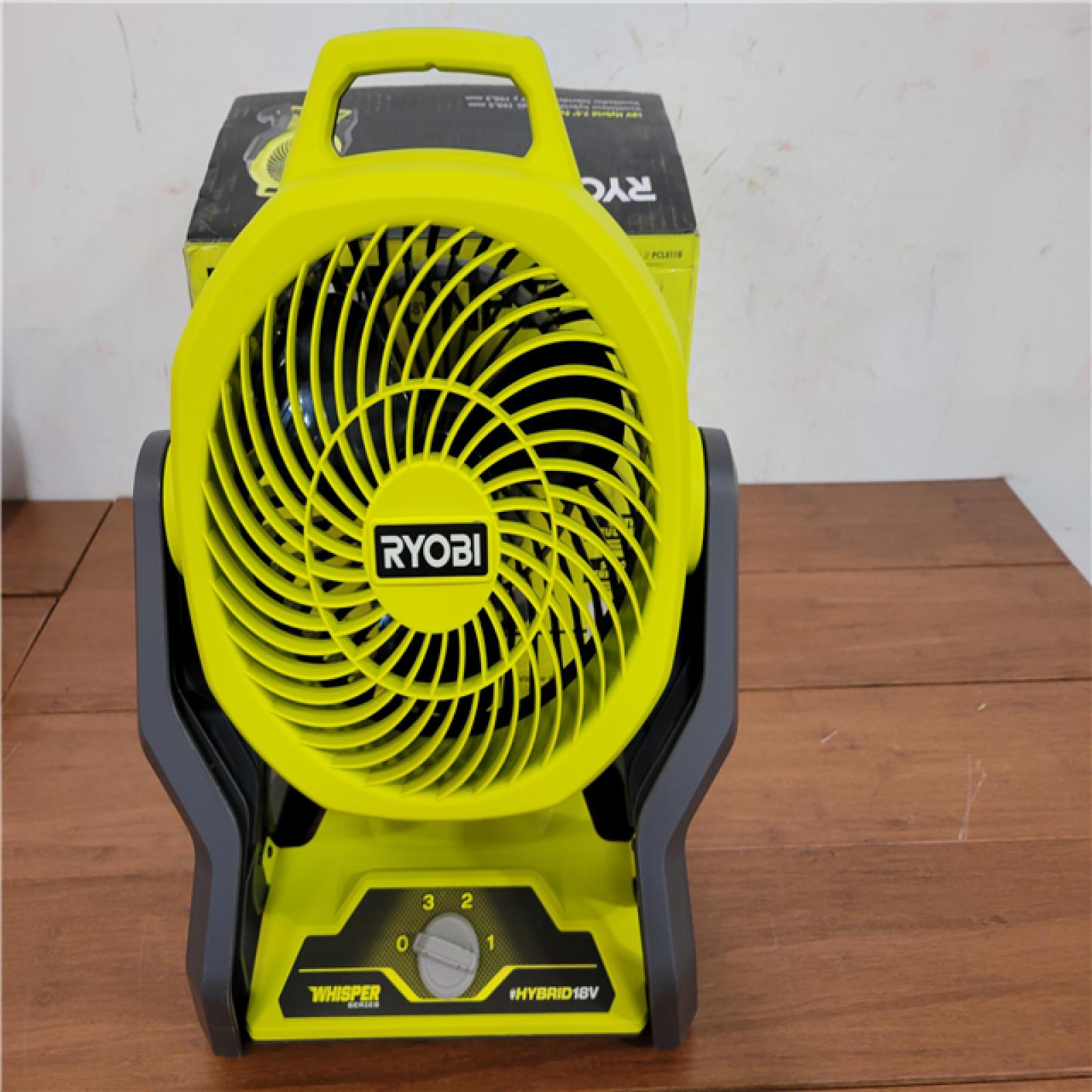 California NEW Ryobi One+ 18V Hybrid 7.5 Fan (Tool Only)