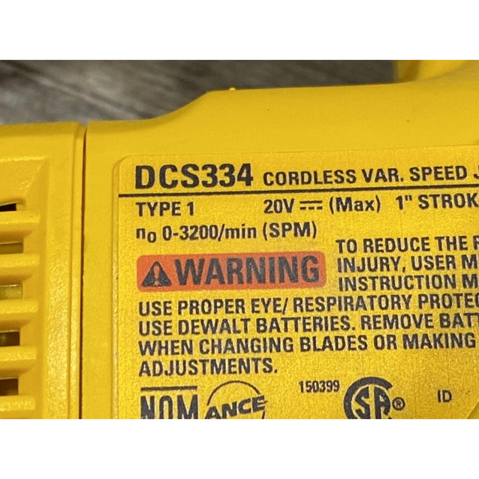 AS-IS DEWALT 20V MAX XR Cordless Brushless Jigsaw (Tool Only)