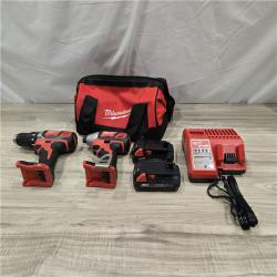 AS-IS Milwaukee 18V Cordless 2-Tool Drill/Driver and Impact Driver Kit