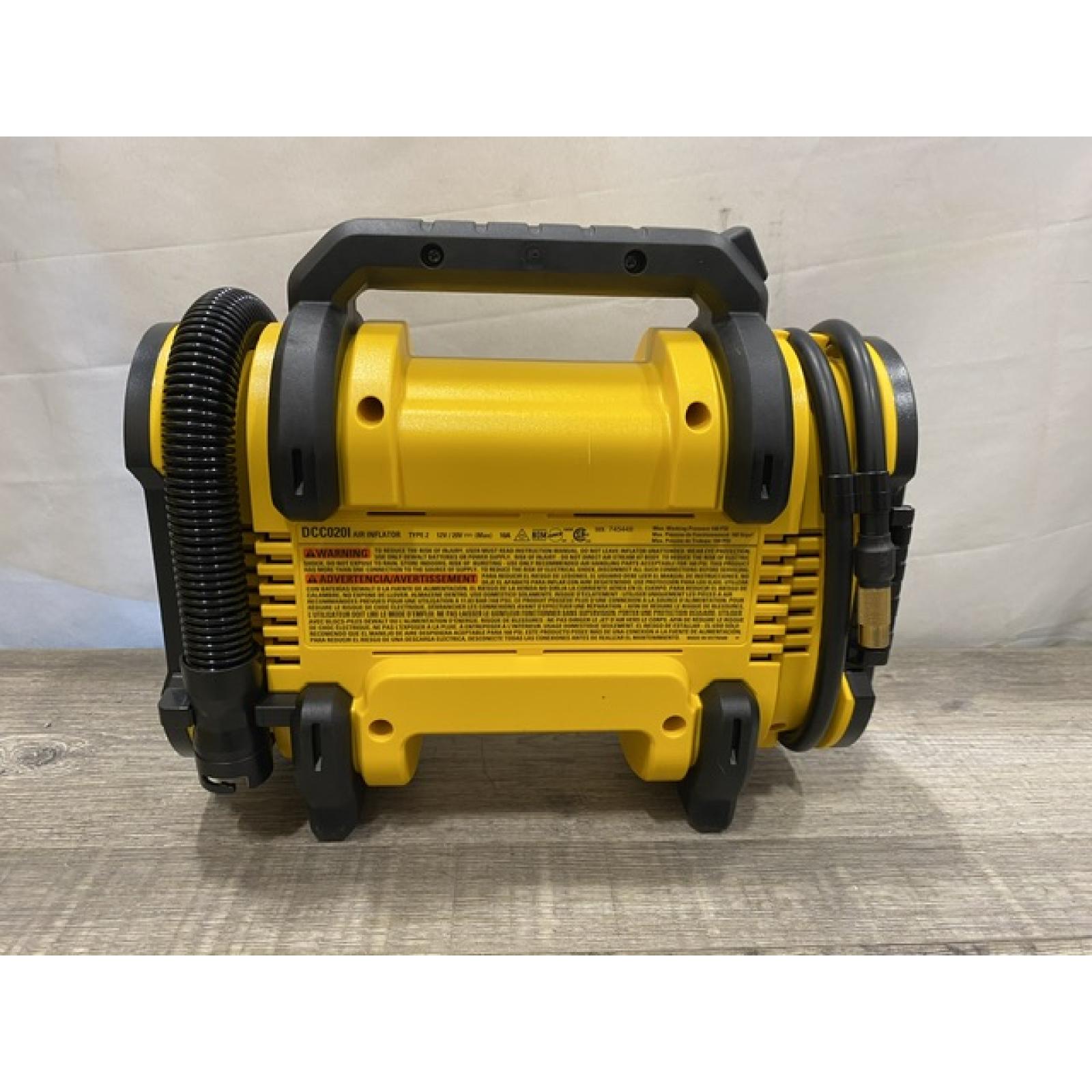 AS-IS DEWALT 20V MAX Cordless Electric Portable Inflator (Tool Only)