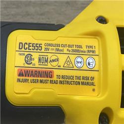 AS-IS DEWALT XR 20V Lithium-Ion Cordless Rotary Drywall Cut-Out Tool (Tool Only)