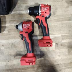 HOUSTON LOCATION - AS-IS Milwaukee M18 Compact Brushless 2-Tool Combo Kit