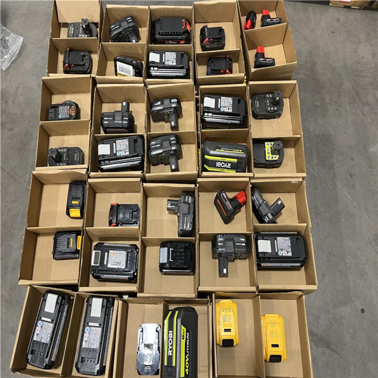 DALLAS LOCATION - AS-IS BATTERY PALLET