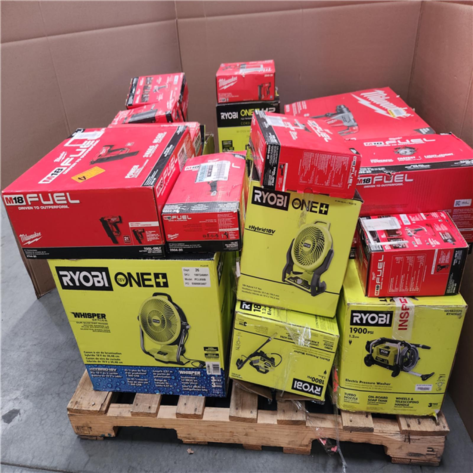 CALIFORNIA AS-IS TOOL PALLET